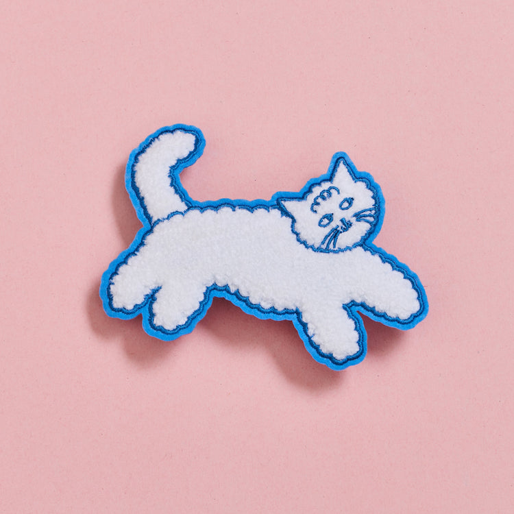 Cloud Cat Chenille Patch