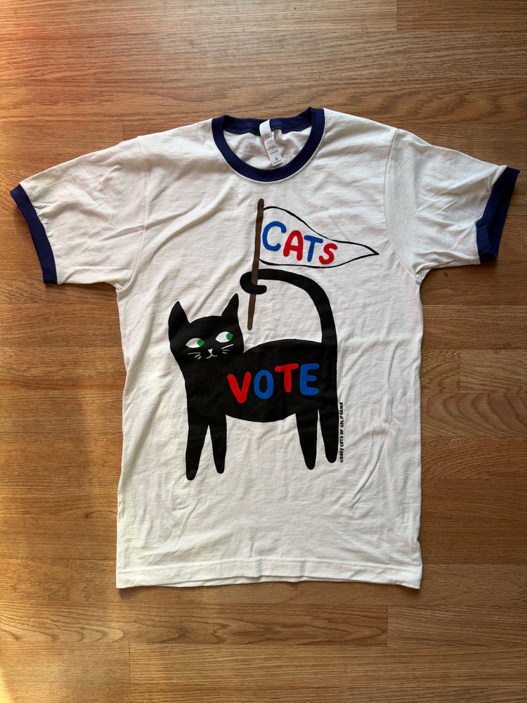 Adult Vote Cat T-shirt