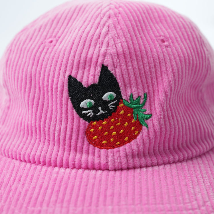 Adult Strawberry Eater Corduroy Hat