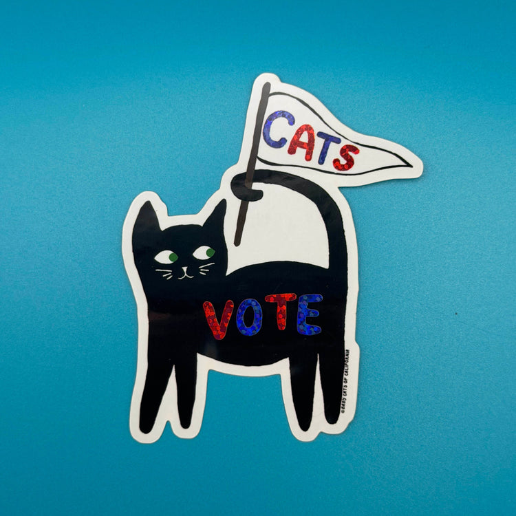 Vote Cat Sticker