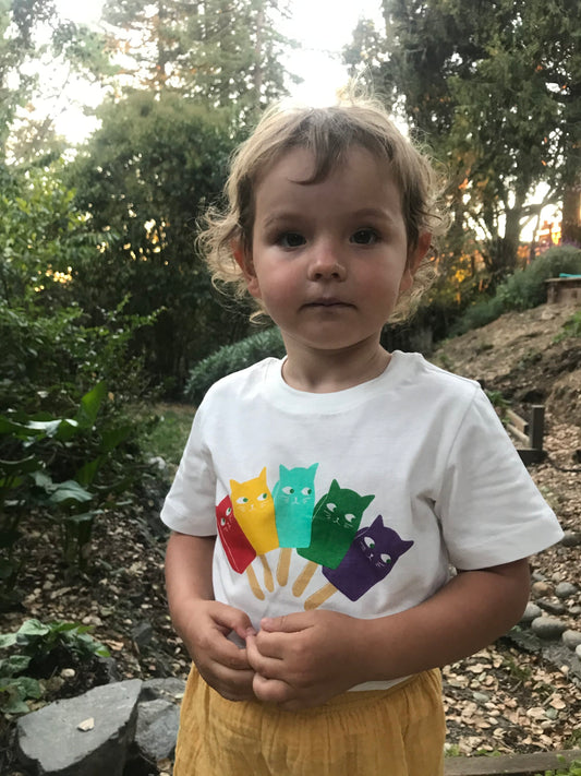 SALE Kids Catsicle Rainbow T-Shirt