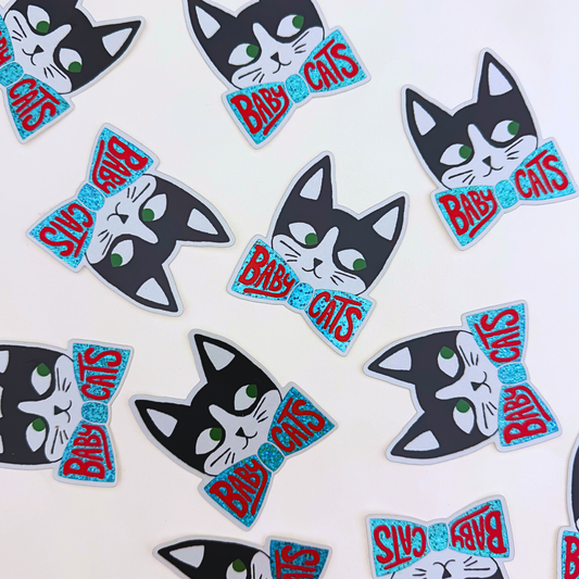Tuxedo Baby Cat Sticker