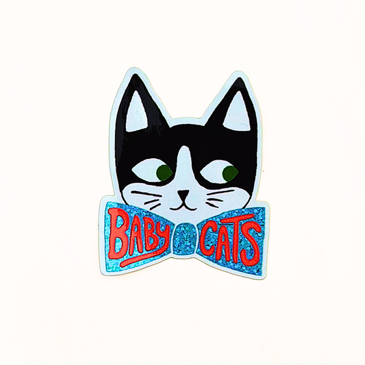 Tuxedo Baby Cat Sticker