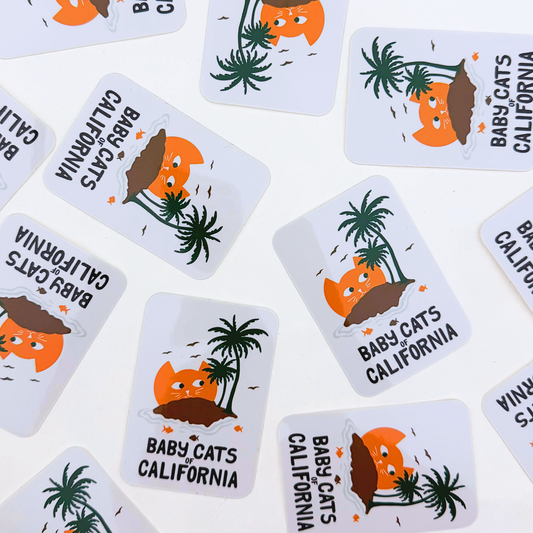 Cat Island Sticker
