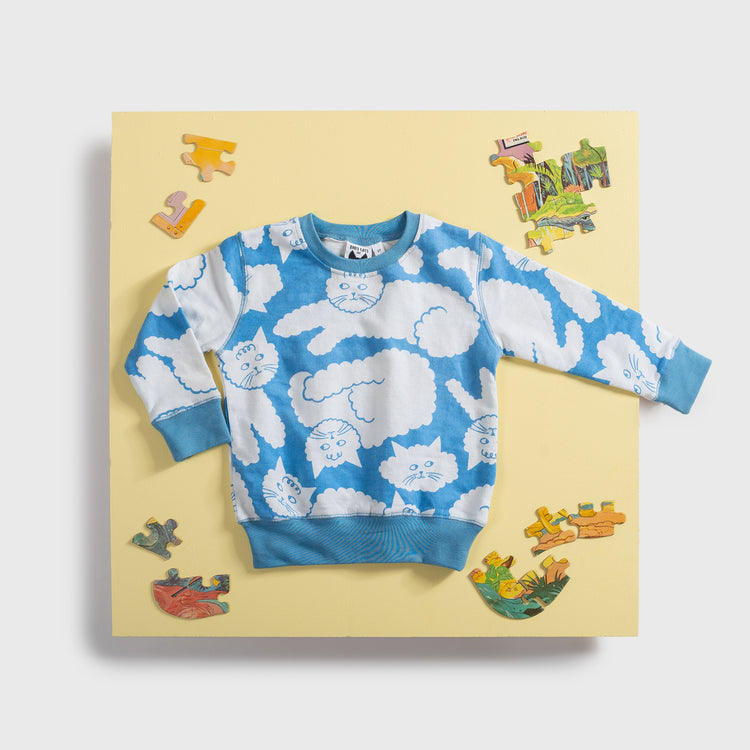 Adult Cloud Cat Sweatshirt