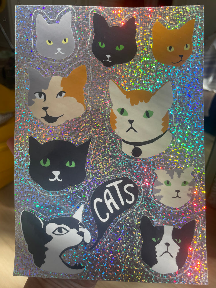 Lots of Cats Sticker Sheet