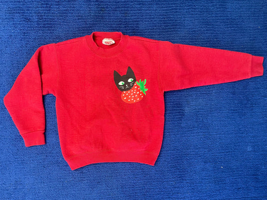 Baby Cats Thrifted-Strawberry Eater Youth-Probaby Youth M (#1K)