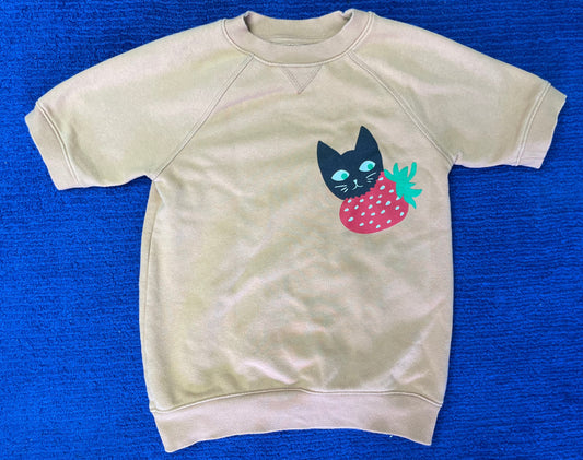 Baby Cats Thrifted-Strawberry Eater Youth Medium (#2K)