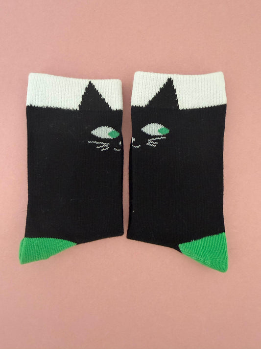 KIDS Black Cat Socks