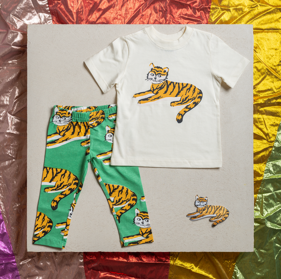 SALE Kids Tiger Leggings Baby Cats of California