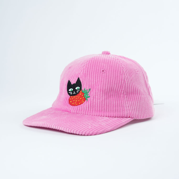 Adult Strawberry Eater Corduroy Hat