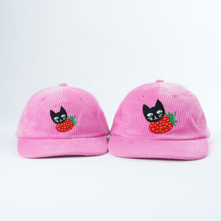 Adult Strawberry Eater Corduroy Hat