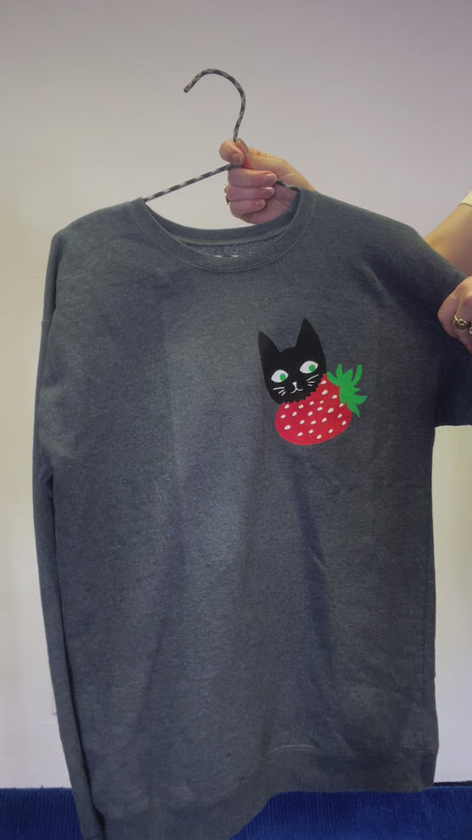 Baby Cats Thrifted-Strawberry Eater Adult 2XL (#28A)